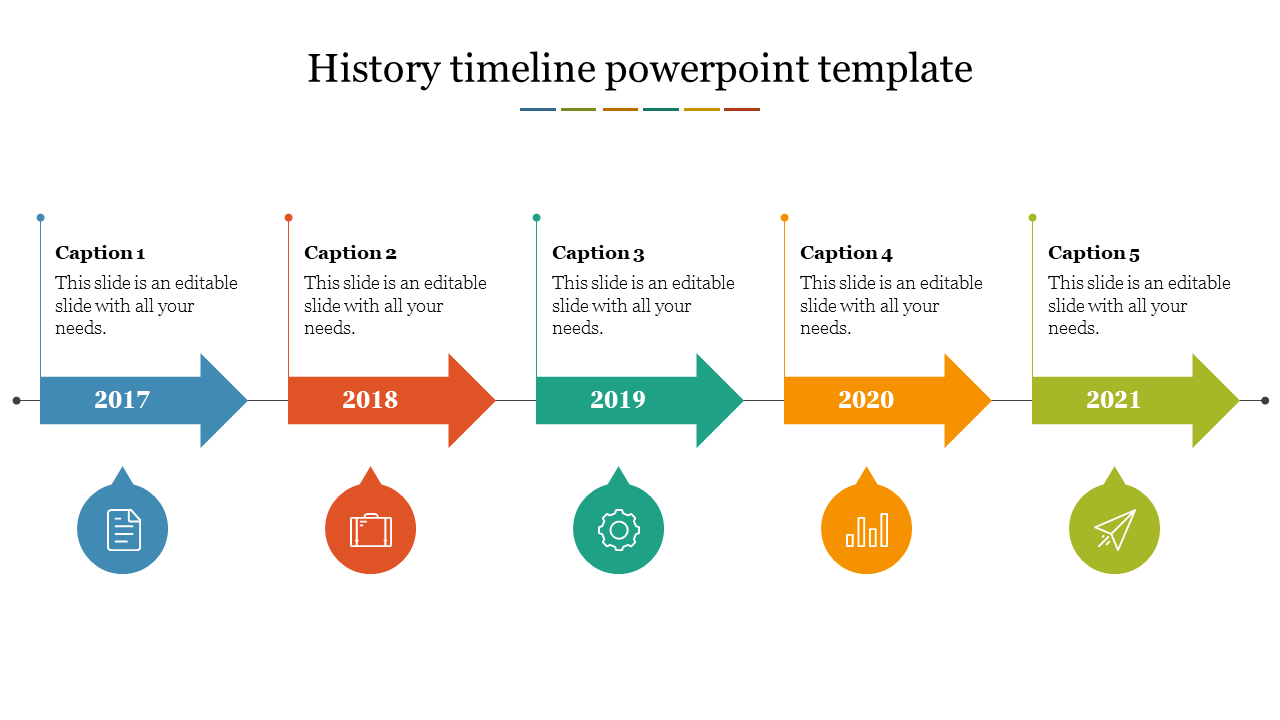 history timeline powerpoint template
